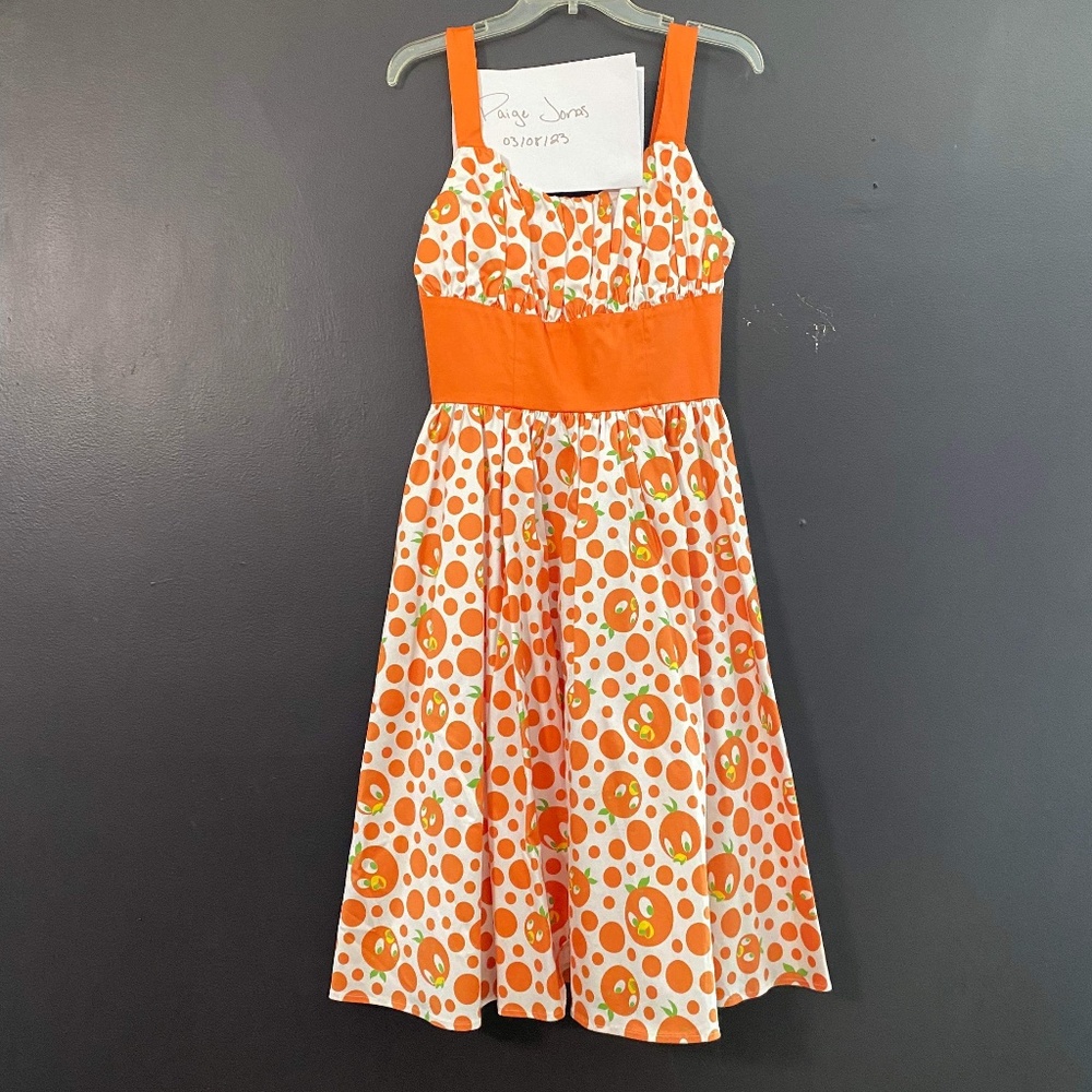 NWT Disney Dress Shoppe Orange Bird Dress - Picture 1 of 7